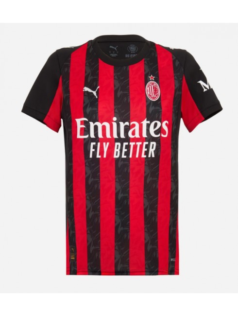 AC Milan Zenski Domaci Dres 2025-26 Kratak Rukavima AC Milan Zenski Domaci Dres 2025-26 Kratak Rukavima
